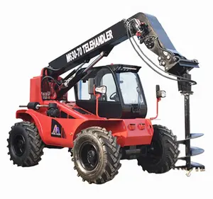 Ce epa sertifikası ile teleskopik bom telehandler forklift çin manitou 3ton 7m 4wd teleskopik işleyici telehandler