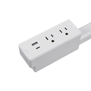 Đa cắm tường Outlet Extender 180 ° xoay cắm xách tay siêu phẳng cắm dây mở rộng với 2 cửa hàng - Product Image 4