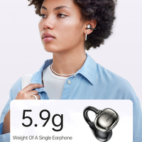 Écouteurs de traduction vocale en temps réel TZ50 AI avec design portable, haut-parleur et microphone intégrés
