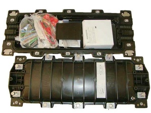 Boîtier de raccordement de fibres optiques 288 cœurs TYPE 2178CD/2178CS, boîte de distribution noire, garantie 3 ans, équipement fibre optique WiFi 4G - Product Image 4