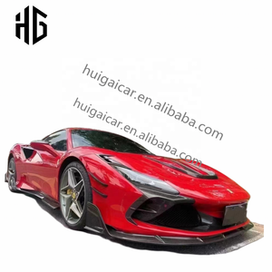Mise à niveau vers le kit de carrosserie en carbone à lèvre avant arrière de style N pour les pièces de becquet de voiture modèle Ferrari <span class=keywords><strong>F8</strong></span> - Product Image 4