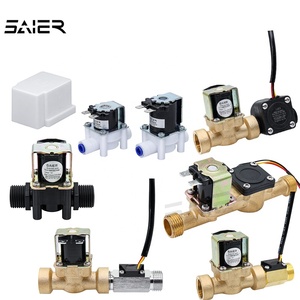 DC12V 24V 220V pirinç bakır 1/4 "1/<span class=keywords><strong>2</strong></span>" <span class=keywords><strong>3</strong></span>/4 "DN8-DN20 su solenoit valfi ON/OFF sensör anahtarı su vanası - Product Image 1