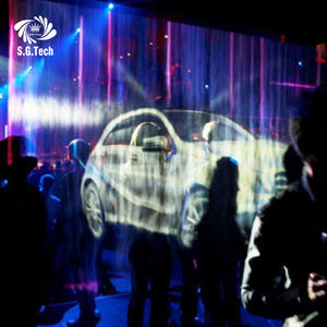 Cortina de Agua de Alta Calidad Water Crown, Pantalla de <span class=keywords><strong>Niebla</strong></span> Personalizada para Cine, Accesorios para Fuentes de Agua, Acero Inoxidable Moderno - Product Image 3