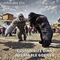 Costume de mascotte gonflable réaliste géant sur mesure (2,2 m, 2,6 m, 3 m) pour adultes et événements