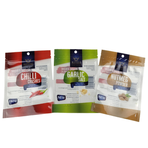Nắp kéo 50g 100g nhự<span class=keywords><strong>a</strong></span> dây kéo gia vị túi gia vị Paprika Piri Piri gia vị pha trộn bao bì bột gừng với cử<span class=keywords><strong>a</strong></span> sổ rõ ràng - Product Image 1