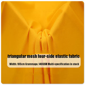Nuevo estiramiento 92 poliéster 8 Spandex Tricot malla Marco de cuatro vías malla 140g Super secado rápido sublimación personalizada Dry Fit telas - Product Image 2