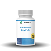 Capsules de citrate de magnésium 1000 mg OEM/ODM - Supplément de magnésium anhydre à absorption élevée, vente en gros d'usine