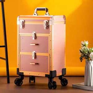 Étui de rangement professionnel pour maquilleurs, manucures, esthéticiennes et brodeuses - Idéal pour une utilisation en extérieur - Product Image 3