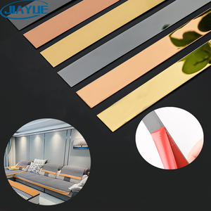 Hiện đại Peel Stick linh hoạt thép không gỉ tường đúc dễ dàng cài đặt có thể giặt kết thúc vàng kim loại TRIM Trần gương vàng - Product Image 5