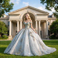 Robe de soirée longue, moderne, grande taille, avec cristaux et paillettes, dos lacé, robes de Quinceanera naturelles, vestidos de 15 anos