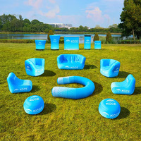 Ensemble Canapé Gonflable Scellé Personnalisé avec Logo de Qualité, Mobilier d'Extérieur Gonflable pour Événements et Festivals