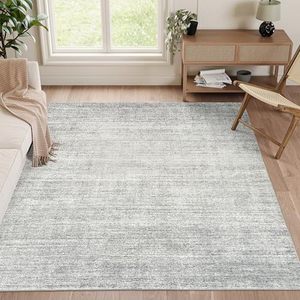 Alfombra de Área de Estilo Minimalista, Imitación de Cachemira, Rectangular, Lavable, Resistente a la Suciedad, para Sala de Estar - Product Image 1