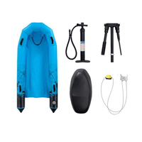 Planche de surf électrique écologique, kit de planche EPP, planche de surf électrique pour les amateurs de plein air avec sièges, lit flottant gonflable, 12KW 48V 4.4KWH