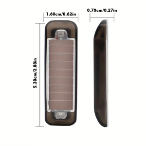Feux de signalisation à LED solaires 6V 5W, clignotants, pour voiture, moto, avertissement d'urgence - Product Image 2