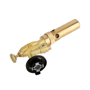 Đồng kim loại ngọn lửa Đánh lửa butan cầm tay Hàn ngọn đuốc nhẹ hơn sưởi ấm ngọn đuốc loại - Product Image 4