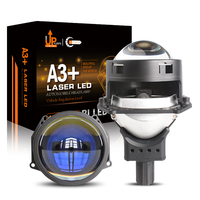 DIKAM Super lumineux Bi LED projecteur phare lentille 3.0 pouces 90w lentille bifocale installation sans perte