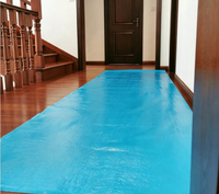 Revêtement de sol auto-adhésif en polyester, tapis de protection industriel flexible et écologique pour atelier de peinture et protection d'entrepôt