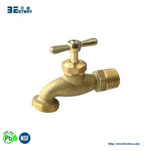 MIP C46500 C46500 C37700 1/2"-3/4" Lead Free Tap Water Brass Bib Tap Bib Cock Brass Bibcock With Handle