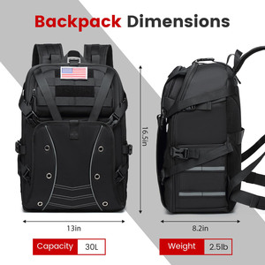 Free Sample New Outdoor Motorcycle Backpack Travel Laptop Backpack Air Tight Expandable Vacuum <b>Compression</b> Business Backpack <b>Bag</b> - Product Image 4