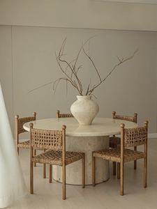 Thiết kế nghệ thuật Thời Trung Cổ mây dệt rắn gỗ ghế bành B & B Ghế giải trí - Product Image 2