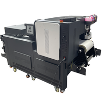 Nouvelle imprimante DTF automatique à double tête XP600 A3/A4/A1 de bureau avec agitateur et sécheur en acier inoxydable, garantie 1 an