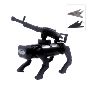 Atacado 3-em-1 ABS Plástico <span class=keywords><strong>Mini</strong></span> Figuras Robô Dog Model <span class=keywords><strong>Toy</strong></span> Building Blocks Forças Bomber Arma Acessórios Montados - Product Image 1