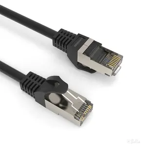 Rj45 חתול 7 ethernet כבל 10 ג 'י כבל במהירות גבוהה 600mhz כפול מגן 6 רגל