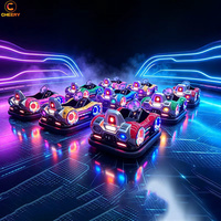 Voiture tamponneuse électrique 48V pour parc d'attractions avec éclairage LED pour centre de jeux