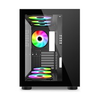 AntarcChill Custom EATX Tower RGB Desktop Rugged Case PC Ga Gaming Case PC Computer Case Game Casin Casing PC ATX