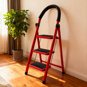 Escalera Plegable Económica para el Hogar, Escalera Plegable Fácil de Guardar, Escalera Moderna para Interiores, Juego de Escaleras de Agilidad - Product Image 5