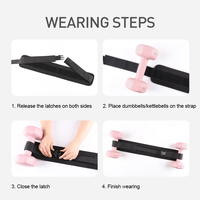 KS-5064 # Cinturón de empuje de cadera con correas ajustables, cinturón para glúteos, correa de empuje de cadera, entrenador de puente de glúteos para mancuernas y pesas rusas