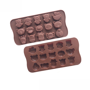 190 Valentine Của Ngày Hệ Thống Silicone Sô Cô La Khuôn Tay Làm Nhựa Silicone Kẹo Ice Khay Sử Dụng BPA Miễn Phí Silicone Tình Yêu Động Vật - Product Image 4