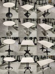 Table à manger moderne et simple en dalle <span class=keywords><strong>de</strong></span> pierre, style luxe léger, imperméable, anti-UV, anti-brûlure, pour usage commercial, petite/longue, carrée, pour salle à manger - Product Image 4