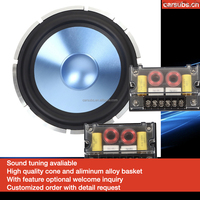 Y30 komponen Speaker Stereo mobil, woofer 6.5 inci RMS 50W Mid Ange 2 inci Tweeter Fullrange 2 cara Speaker pintu mobil