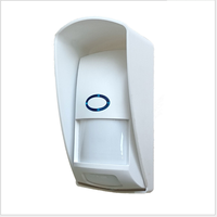 Système d'alarme LONGSIN LS-818-12 extérieur à double capteur PIR et micro-ondes, détecteur de mouvement antivol, compatible animaux domestiques (jusqu'à 25 kg), portée 150 m