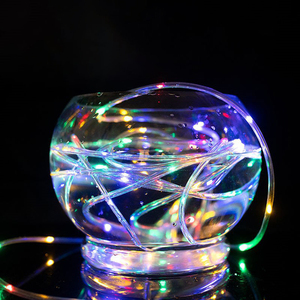 L'énergie solaire LED Rope Tube String Fairy Lights Outside Garden Xmas Decor Lights - Product Image 6