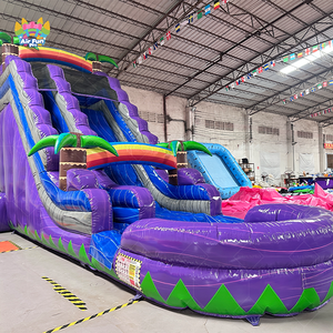 Toboggan aquatique gonflable stimulant à plusieurs pistes, toboggan aquatique géant gonflable pour adultes, toboggan aquatique gonflable pour parc aquatique de jardin - Product Image 6