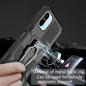 Étui de téléphone magnétique pour Xiaomi 11T <span class=keywords><strong>Pro</strong></span>/11 Lite/<span class=keywords><strong>Poco</strong></span> X5 X4 M4 M3 <span class=keywords><strong>Pro</strong></span> C40, protection anti-chute, béquille, airbag - Product Image 2
