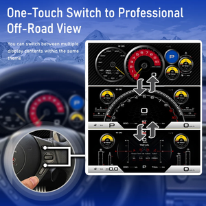 Écran numérique LCD 12,3 pouces pour tableau de bord Nissan GTR 2008-2015, écran de compteur de vitesse, instrument virtuel, cockpit virtuel - Product Image 3