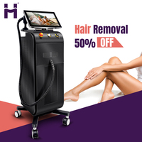 Appareil d'épilation au laser à triple longueur d'onde Huamei 2025 Diode Laser 600W-1600w 755 808 1064nm en promotion