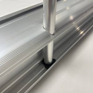 Exhibición publicitaria Premium 80x200cm Soporte de pancarta enrollable de aleación de aluminio o promoción de marca corporativa - Product Image 3