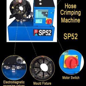 Mesin Crimping selang hidrolik 380V/220V, mesin pembuat produk karet Crimper selang - Product Image 6