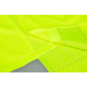 <span class=keywords><strong>Gilet</strong></span> réfléchissant haute visibilité et haute luminosité durable en gros pour la construction routière, vêtement en tissu maillé 100 % polyester - Product Image 3