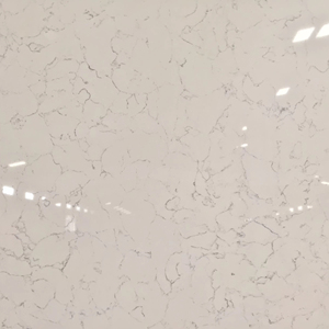 Grande dalle de pierre Calacatta blanc veiné or du Vietnam avec surface à effet verre pour comptoir de cuisine moderne - Product Image 1