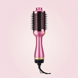 전문가용 3-in-1 헤어 드라이어 브러시, 이온 세라믹 핫 에어 스타일러로 살롱 블로우아웃 컬링 및 스무딩 효과 - Product Image 1