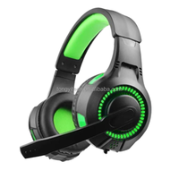 Kabelgebundenes Gamer-Headset mit Farbiger LED USB/3,5mm Klinkenstecker On-Ear & Over-Ear PC-Gaming-Kopfhörer für Computer