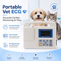 Equipo Veterinario para el Cuidado de Mascotas, Electrocardiógrafo Digital de 3 Canales, Electrocardiógrafo Económico