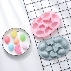 Custom Logo <b>Silicone</b> Non-Toxic <b>Baking</b> Tool Easter Egg Funny Cake Mold for Pudding Microwave Oven Safe - Product Image 3