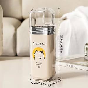 Cartoon Cute Plastic Travel Mundwasser halter Einfache tragbare Zahnbürste Tasse für Home Camping Business Trip Bad Toilette Zubehör - Product Image 5