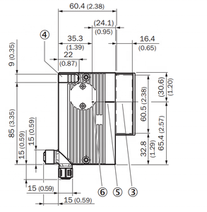 SICK CLV630-0120 Sensor de Código de Barras de Montaje Fijo 60-735mm 1200Hz Láser Clase 2 Ethernet IP65 Largo Alcance 1D para Automatización - Product Image 2